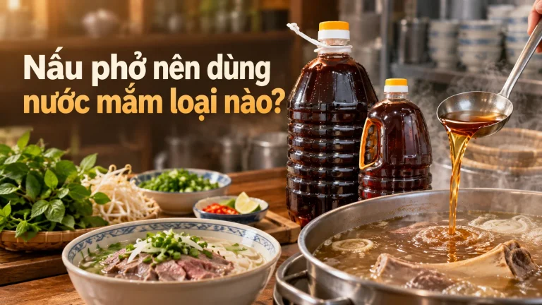 Nấu Phở Nên Dùng Nước Mắm Loại Nào? Cách Chọn Cho Quán