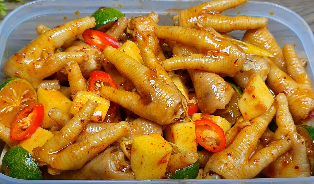 Chân gà sả tắc miền bắc