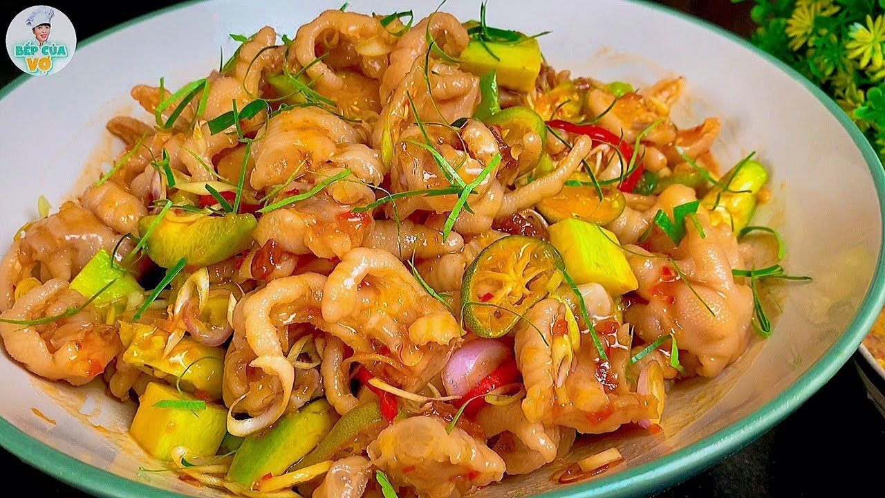 Cách làm nước mắm chấm từ huệ bông