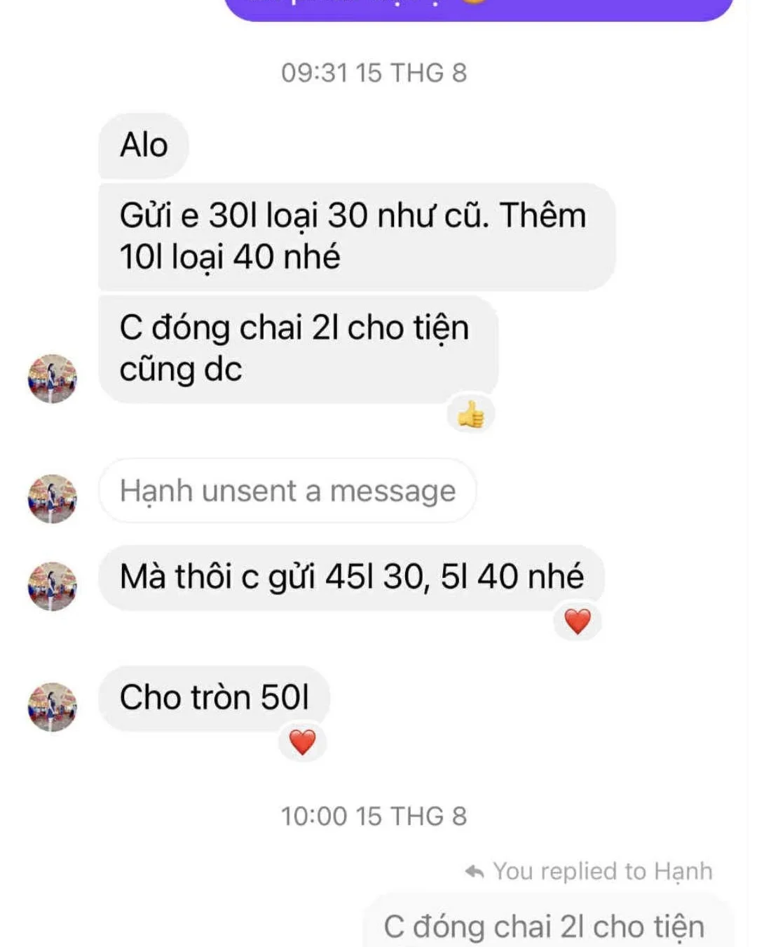 Feedback khách hàng sử dụng nước mắm Huệ Bông 04