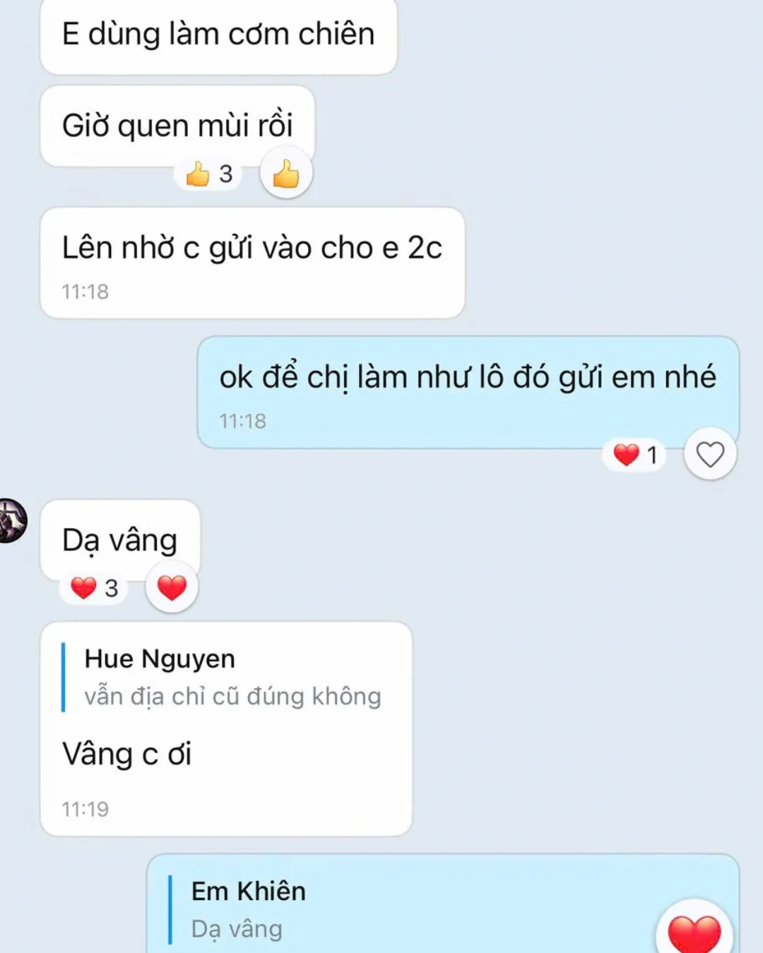 Feedback khách hàng sử dụng nước mắm Huệ Bông 07