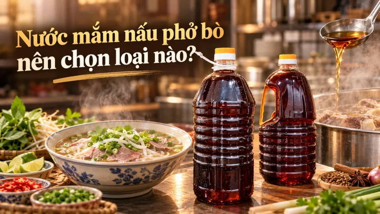 Nước Mắm Nấu Phở Bò Nên Chọn Loại Nào?