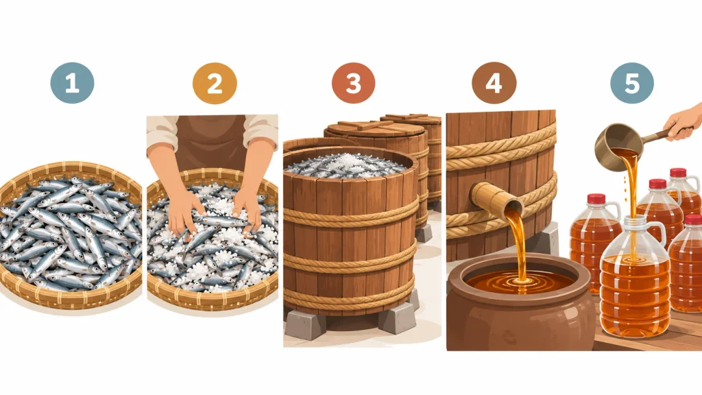 Quy trình làm nước mắm truyền thống