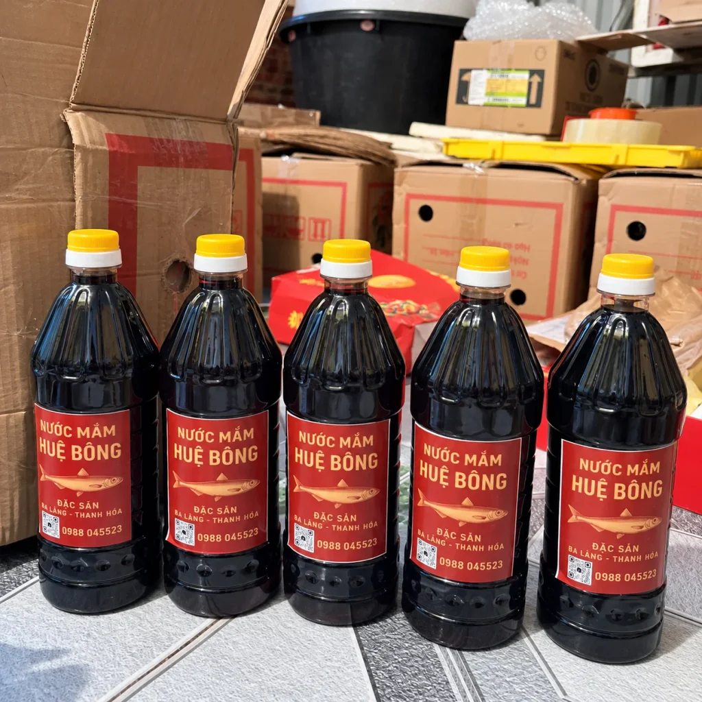 Nước mắm Huệ Bông có dòng chuyên dụng phục vụ làm giò chả
